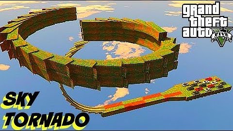 GTA 5 Online  $KY LOOP to TORNADO! ( insane custom race GTA V stunts )