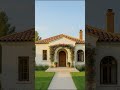 Mediterranean Style One Story Home – Traditional Warmth Meets Tropical Garden #architecture
