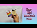 mini notebook craft / paper craft/ DIY craft ideas