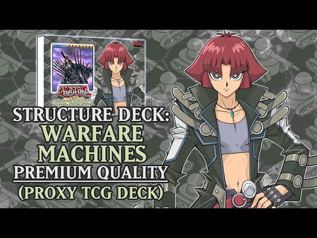 Structure Deck: Alister - Warfare Machines (Premium Quality) | Proxy /  Orica TCG Deck - YouTube