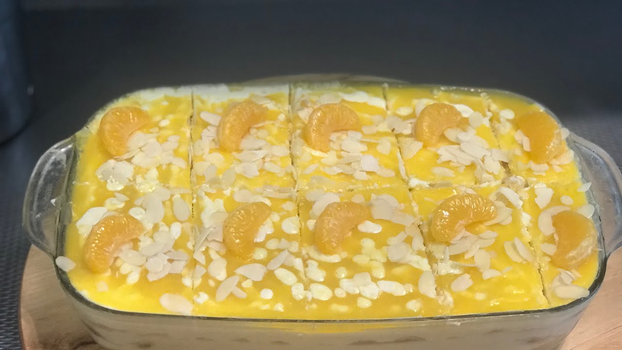 تيراميسو البرتقال متشبعوش منو 🍰🍰  Oranje tiramisu is heerlijk van smaak