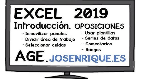 Excel para Oposiciones | PDF y vídeos online [Parte 2 de 2]