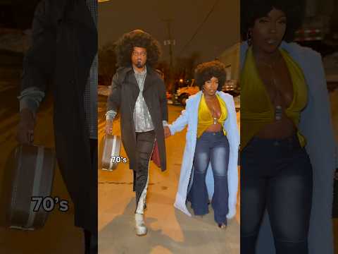 How Man in different decades walk with their Girl