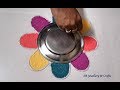 Simple &amp; Easy Rangoli Design//SA Jewellery &amp; Crafts