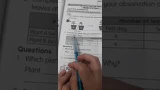 Science Activity Book Year 2 - Basic Needs of a Plant page 35 and 36