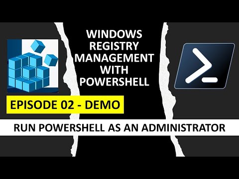 PowerShell As Admin to Edit Registry // EP 02 DEMO // Windows Registry Management Using PowerShell