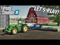 JD 4755 Field Rolling! (Elmcreek Episode 1) | Farming Simulator 22