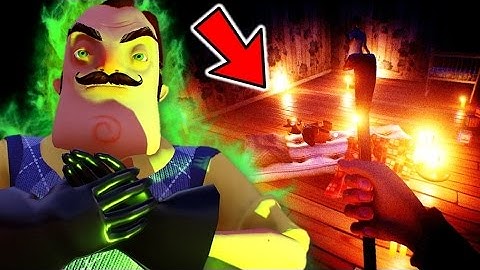 WE MADE IT TO THE BASEMENT! | Hello Neighbor (Alpha 2 Ending)