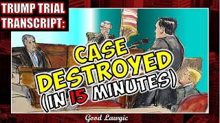 EXPOSED!!! The KEY 15 Minutes Of Michael Cohen's Cross-Exam That GUTTED Alvin Bragg's #TrumpTrial.