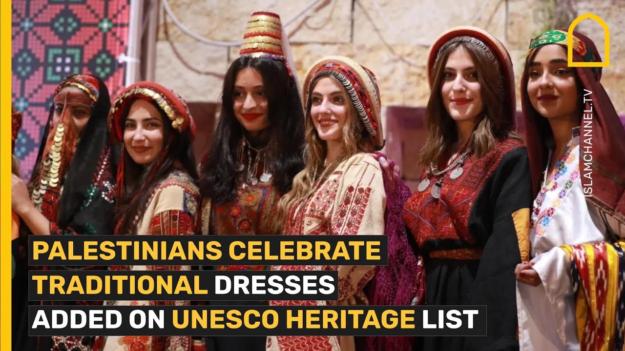 Palestinians Celebrate Traditional Dresses Added on Unesco Heritage List