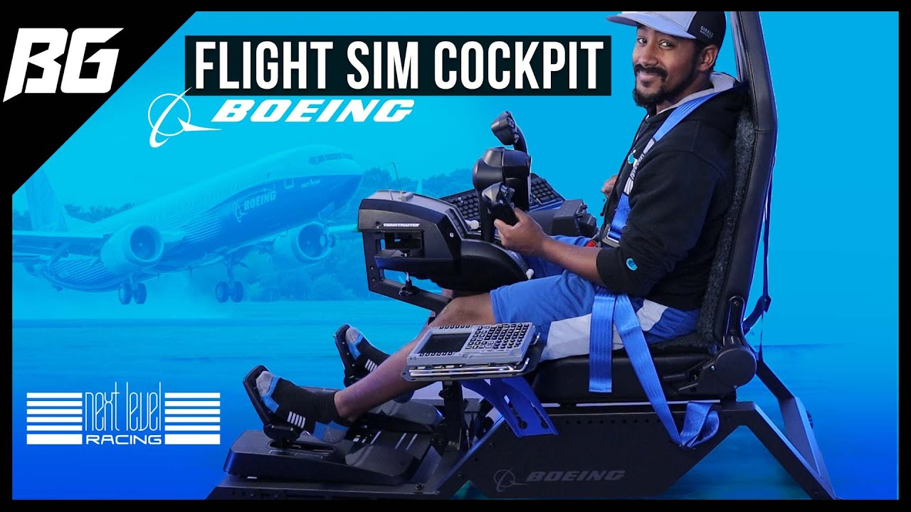  Next Level Racing Flight Simulator Cockpit: Boeing