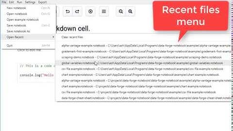 Data-Forge Notebook: latest features