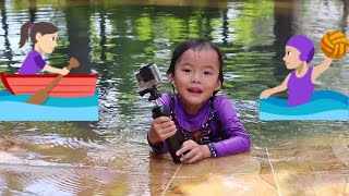 Berenang bersama fans Lifia Niala | Belajar berenang