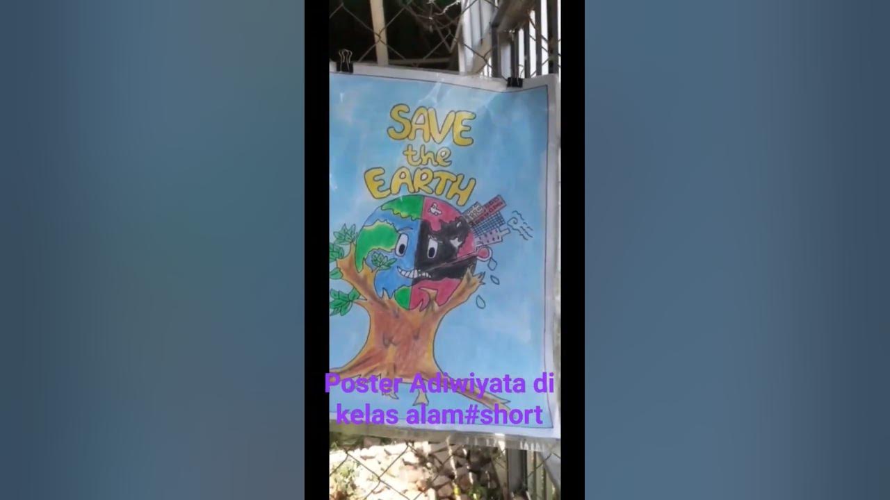 Poster Adiwiyata di kelas alam#short Poster Adiwiyata di kelas alam#short
