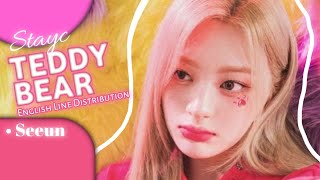 STAYC - TEDDY BEAR • English Line Distribution