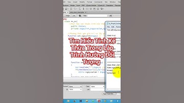 Tìm Hiểu Tính Kế Thừa Trong Lập  Trình Hướng Đối Tượng PHP #shorts