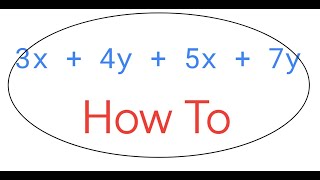 Combine like terms