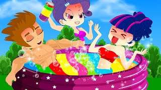 Pools by Color Funny | Equestria Girls Princess | बच्चों की हिंदी कहानियाँ | Hindi Fairy Tales 2020
