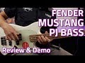 Fender Mustang PJ Bass (Pau Ferro Fretboard) - Review & Demo