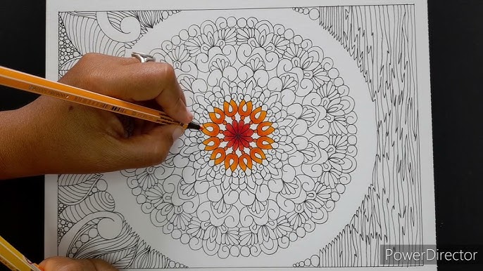 Comment colorier un mandala , zen thérapie assurée ! 