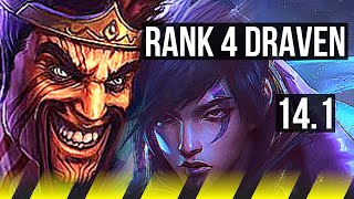 DRAVEN & Ashe vs APHELIOS & Lulu (ADC) | Rank 4 Draven, 66% winrate, 14/2/4 | KR Challenger | 14.1
