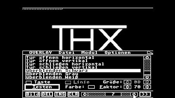 Atari Falcon 030, THX Intro made with Overlay! ;-)  (Real Hardware)