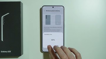 Samsung Galaxy S25: How to Charge Other Devices (Reverse Wireless Charging)