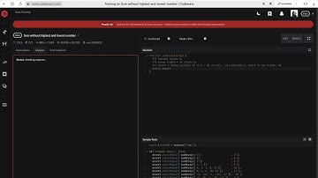 Sum without highest and lowest number - Codewars JavaScript