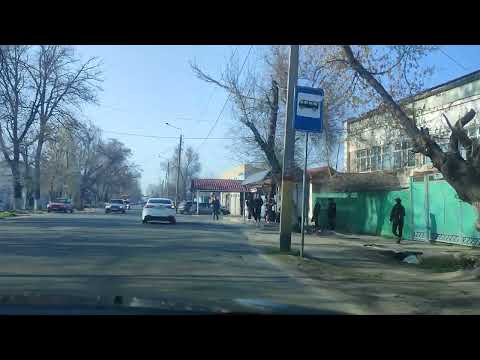 Тараз(Джамбул)Поворот перекрестка Абая