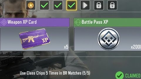 Call Of Duty Mobile Use Class Chips 5 Times in BR Matches Task Complete