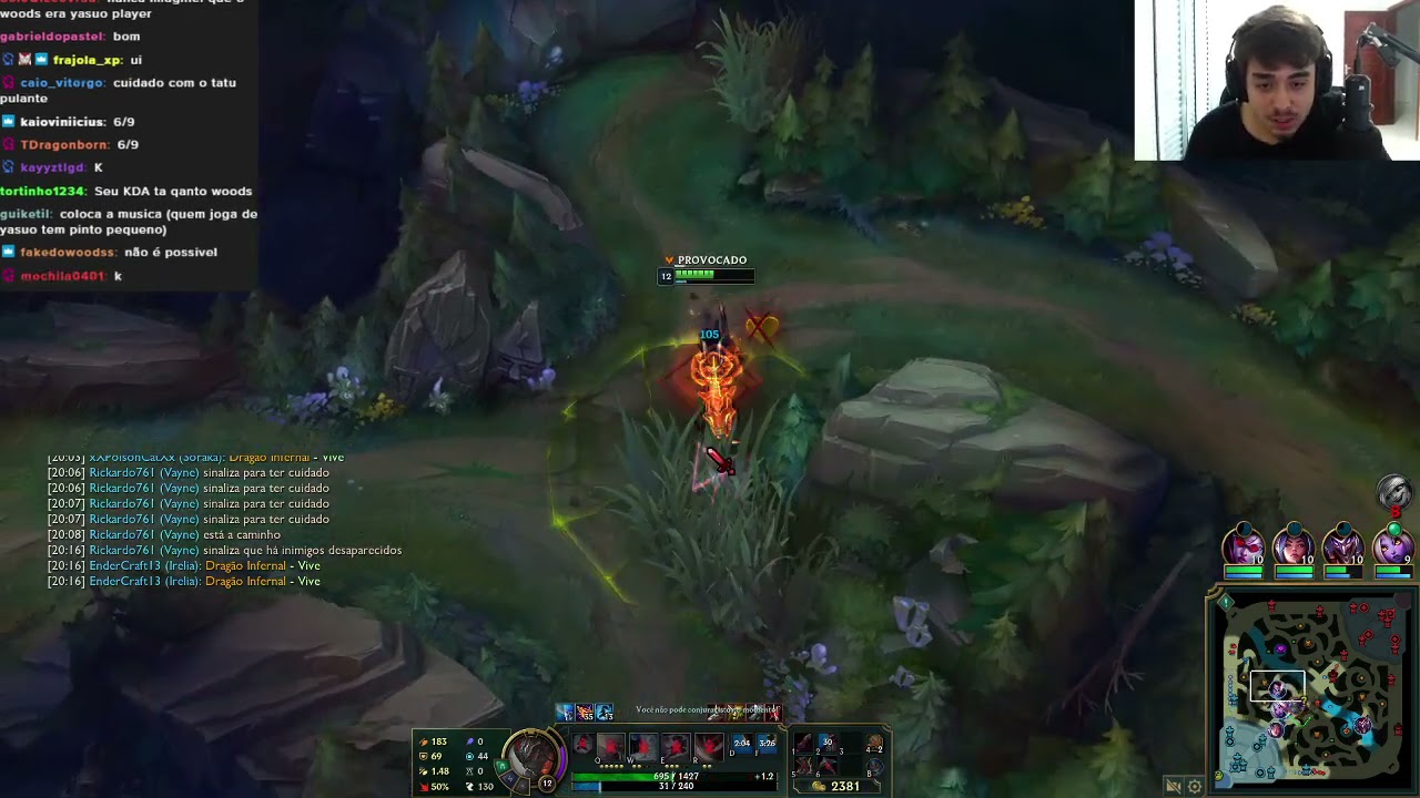 WOODSZIN FULL TILTADO SEM CONSEGUIR CLICAR DE YASUO KKKKKKKKK