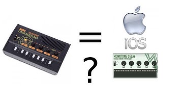 Korg Monotron Delay free on iOS? A look at the monotone delay app!