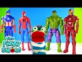 Superheroes Captain America Minions Hulk Iron Man Surprises