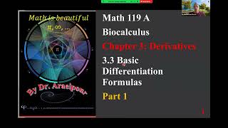 2024 Fall Section 3.3 Basic Differentiation Formulas