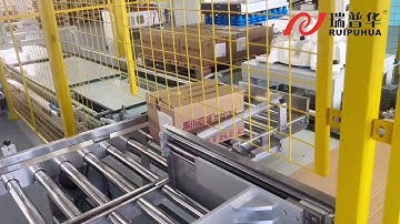 Robot Palletizer Packing Line End-of-Line Packaging Case Erector Case Packer Robotic Palletizer