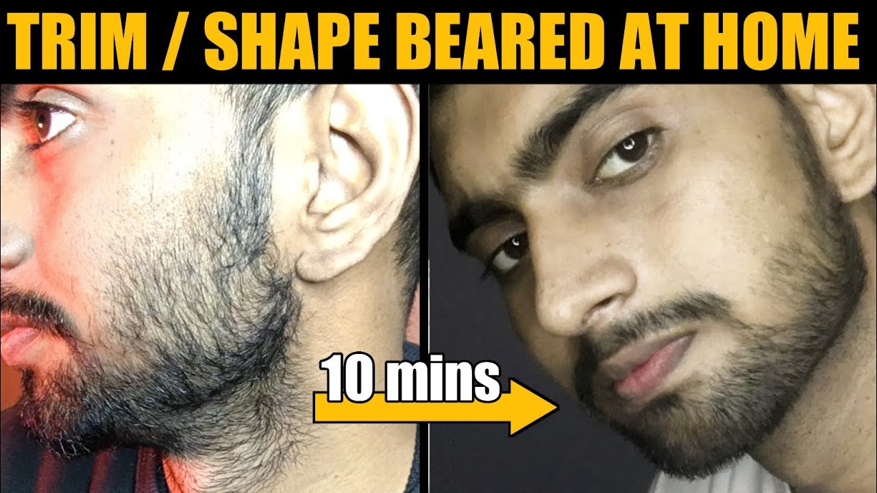 How To TRIM / SHAPE Beared At Home 🔥 | Low Budget With Perfect Shape | Get Set Party In 10 mins