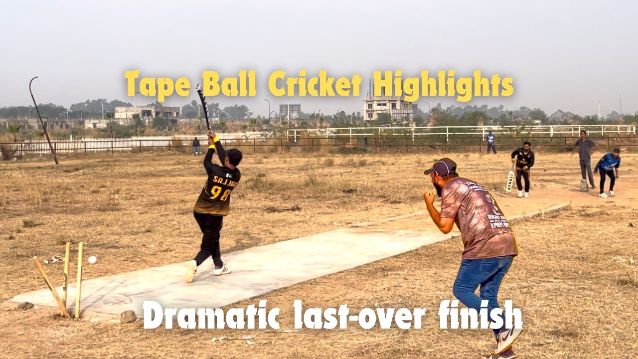 Thrilling Tape Ball Cricket Match Highlights | Cricket Hightlights - AK ...