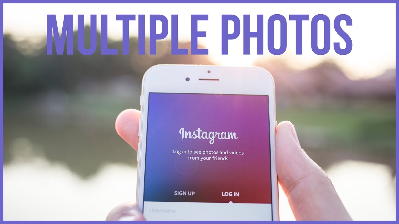 How To Upload Multiple Photos To Instagram Instagram Tutorial