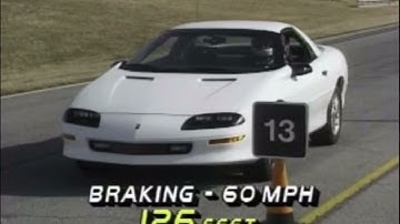 Motorweek 1993 Chevrolet Camaro V6 Road Test