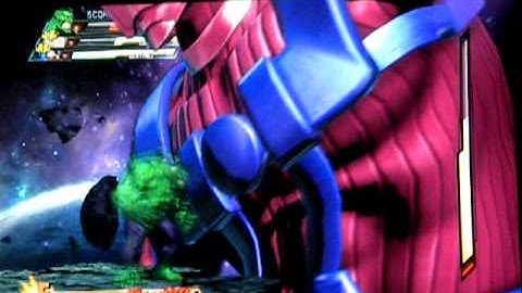 Marvel vs Capcom 3 Arcade Mode playthrough Dante/Hulk/Sentinel Part 4 Boss fight w/ Sentinel ending