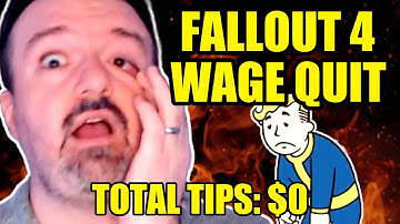 DSP WAGE QUITS Fallout 4 Due To LACK OF TIPS - Summarised