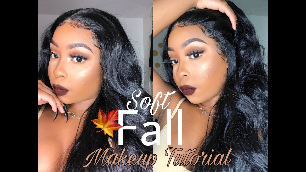 Soft Fall Glam | Using Black Radiance Contour Palette for the Whole Look!!