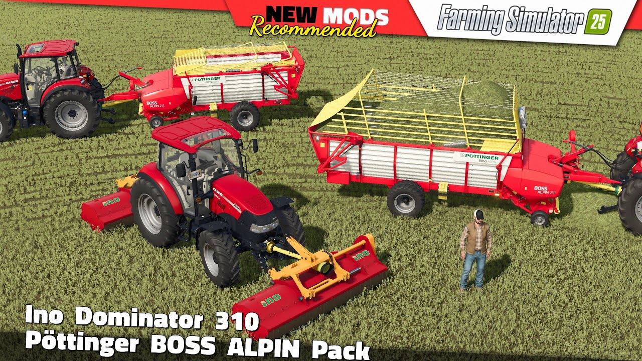 FS25 | Ino Dominator 310, Pöttinger BOSS ALPIN Pack - Farming Simulator ...