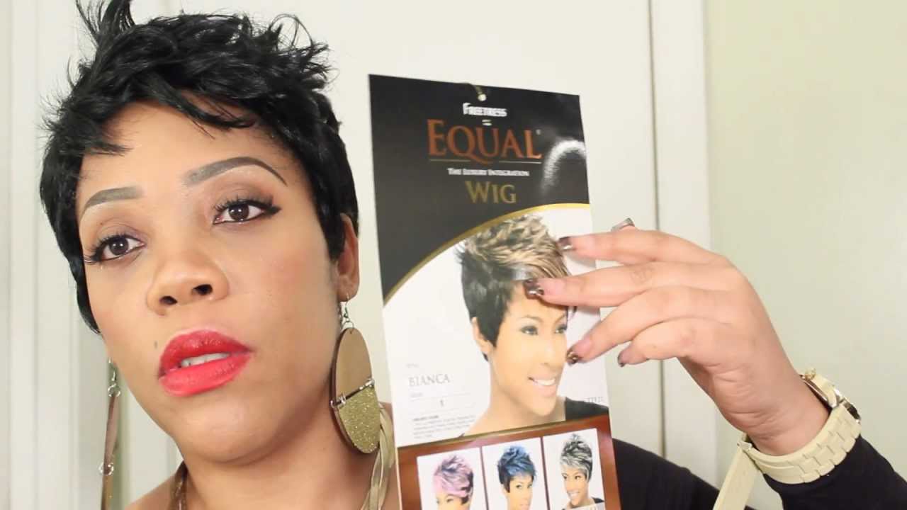 FREETRESS EQUAL WIG BIANCA COLOR #1 - YouTube
