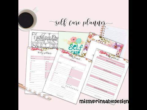 Printable Self Care Planner