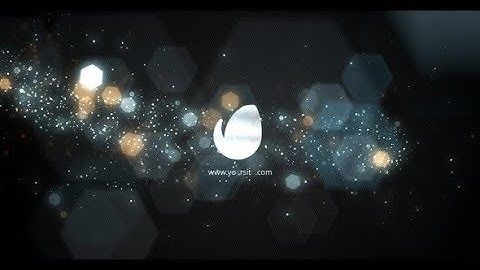 Elegant Bokeh Particle Logo /// After Effects Template