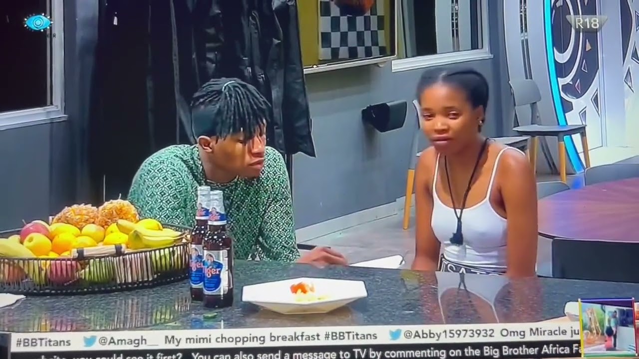 BBTITANS :Tsatsii and Kanaga Dinner moment 