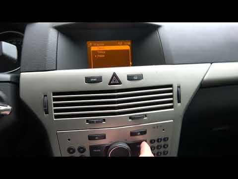 How to Change On-board Computer Language in Opel Astra H GTC (2004 - 2014) - Set new Language