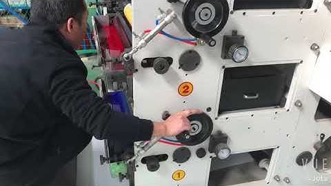 How to operate Thermal Paper Board Flexo Graphic  Printing Machines