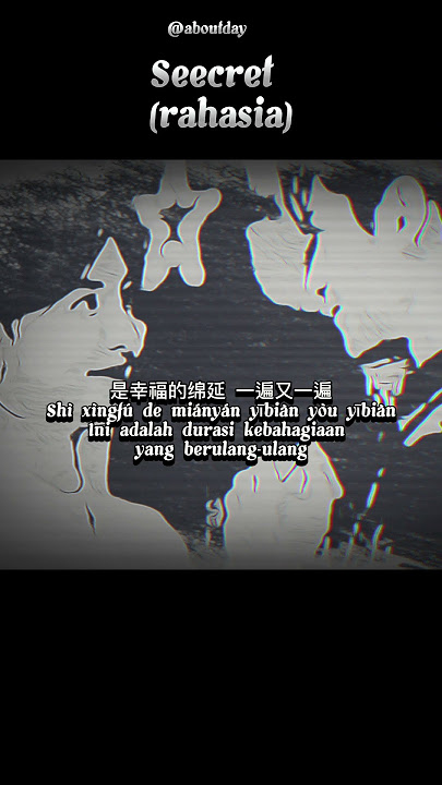 SEE-CRETS  ost Love Is Panacea Huang Rong Shen  Lyrics #LoveIsPanacea #shorts #lagu761 #lyrics
